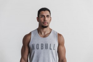 Canotta Nobull Classic Colors Uomo Grigie | HES-813964