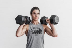 Canotta Nobull Crossfit Games 2021 High-Neck Donna Grigie | FRE-023541