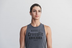 Canotta Nobull Crossfit Games 2021 High-Neck Donna Grigie Profondo | DAF-429186