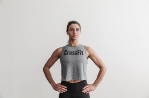 Canotta Nobull Crossfit Muscle Donna Grigie | NSU-807651