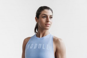 Canotta Nobull High-Neck Bright Colors Donna Blu | PRY-639214