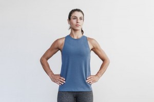 Canotta Nobull High-Neck Bright Colors Donna Blu | PFK-328596