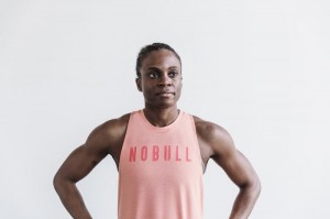 Canotta Nobull High-Neck Bright Colors Donna Corallo | LZR-067984