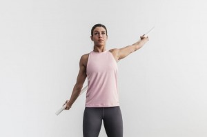 Canotta Nobull High-Neck Bright Colors Donna Rosa | BJA-635194