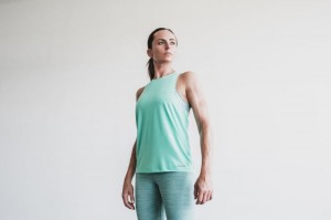 Canotta Nobull High-Neck Bright Colors Donna Verde Acqua | RHN-126350