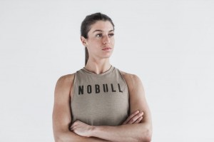 Canotta Nobull High-Neck Classic Colors Donna Marroni | YIL-287630