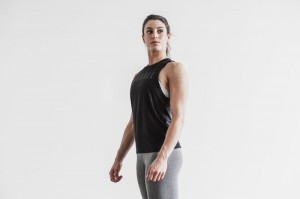 Canotta Nobull High-Neck Classic Colors Donna Nere | SUY-237406
