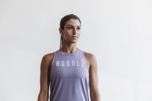 Canotta Nobull High-Neck Seasonal Colors Donna Lavanda | TBR-681742