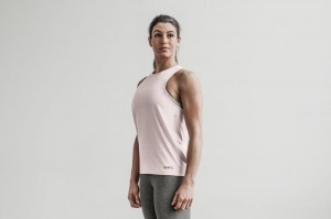 Canotta Nobull High-Neck Seasonal Colors Donna Rosa | SOK-869352
