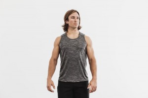 Canotta Nobull Lightweight Textured Camo Uomo Nere | UIO-265078