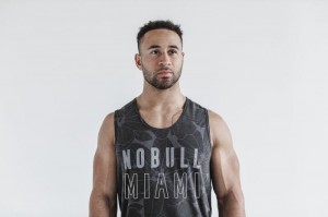Canotta Nobull Miami Uomo Grigie | DBW-162309
