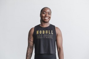Canotta Nobull Muscle Pride Uomo Nere Oro | OAP-364215