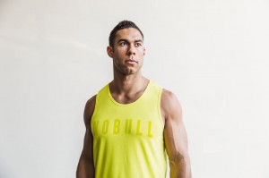 Canotta Nobull Neon Uomo Gialle | VPJ-347506