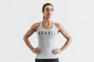 Canotta Nobull Racerback Classic Colors Donna Grigie | RFN-932714