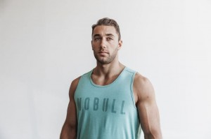 Canotta Nobull Seasonal Colors Uomo Blu | WIZ-951034