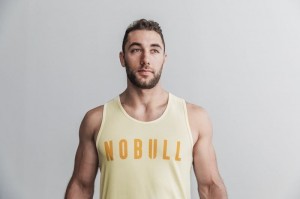 Canotta Nobull Seasonal Colors Uomo Gialle | DHB-930568