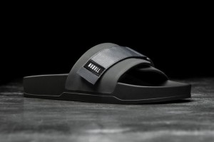 Ciabatte Nobull Adjustable Uomo Grigie Scuro | AEL-189726