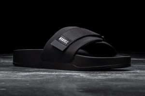 Ciabatte Nobull Adjustable Uomo Nere | HFQ-197306