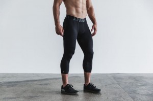 Collant Nobull 3/4 Compression Uomo Nere | TBA-154623