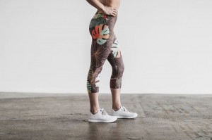 Collant Nobull High-Rise Crop Oasis Donna Colorate | DST-405683