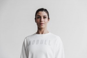 Felpe Nobull Crew Donna Bianche | JYH-860943