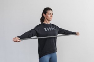 Felpe Nobull Crew Donna Nere | ADV-621905
