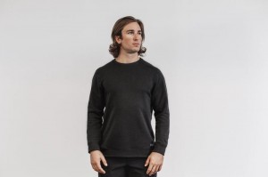 Felpe Nobull Performance Crew Uomo Grigie Profondo | JEU-582174