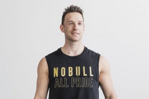 Felpe Nobull Sleeveless Crew Pride Uomo Nere Oro | ZTE-216409