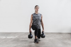 Felpe Nobull Sleeveless Crew Uomo Grigie | HRJ-602894