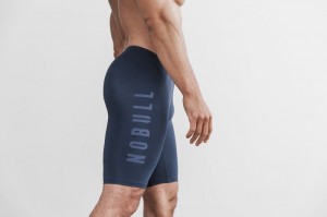 Felpe Nobull Swim Jammer Uomo Blu Marino | RGP-024518