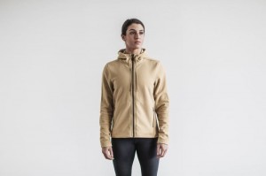 Giacche Nobull Arctic Zip-Up Donna Beige | BNR-025836