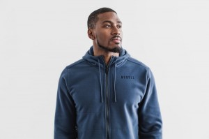 Giacche Nobull Arctic Zip-Up Uomo Blu | GWQ-598712