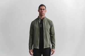 Giacche Nobull Twill Zip-Up Uomo Verdi | PNO-706238