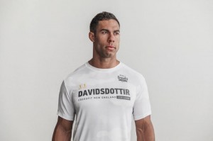 Maglia Nobull Crossfit Games 2021 Davidsdottir Uomo Bianche | XIV-385642