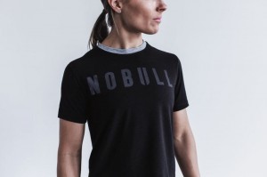 Magliette Nobull Boxy Donna Nere | AUE-792135