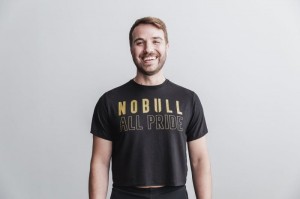 Magliette Nobull Boxy Pride Donna Nere Oro | LTH-631479