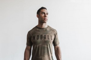 Magliette Nobull Camo Uomo Camouflage | OSC-569874