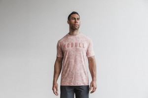 Magliette Nobull Cherry Blossom Uomo Rosa Rosa | ICV-278531