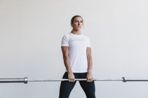Magliette Nobull Crossfit Donna Bianche | COR-928415