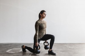 Magliette Nobull Long Sleeve Camo Donna Camouflage | HEM-376429