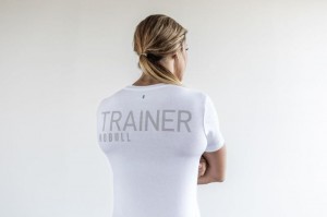 Magliette Nobull Trainer Donna Bianche | VDE-875032