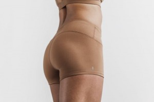 Pantaloncini Nobull 2 Matte Donna Marroni | YLD-894036