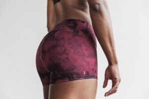 Pantaloncini Nobull 2 Tie-Dye Donna Arancioni Nere | LUH-265873