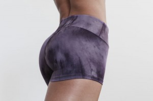Pantaloncini Nobull 2 Tie-Dye Donna Viola | UYR-127396