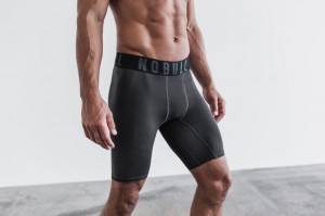 Pantaloncini Nobull Compression 9 Uomo Grigie Scuro | ATY-214658