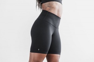 Pantaloncini Nobull High-Rise 6 Matte Donna Nere | VUM-350928