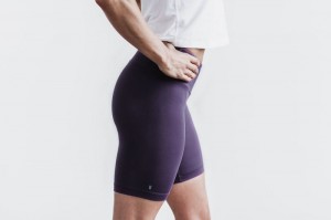 Pantaloncini Nobull High-Rise 8 Donna Marroni | JKO-147096