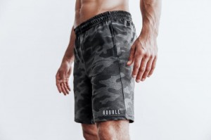 Pantaloncini Nobull Knit 8.5 Camo Uomo Camouflage | RKC-624157