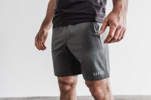 Pantaloncini Nobull Knit 8.5 Uomo Grigie | DTA-615732