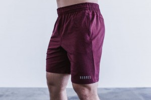 Pantaloncini Nobull Knit 8.5 Uomo Rosse | DAH-617384